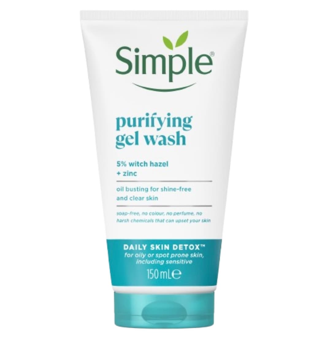 Simple Daily Skin Detox Purifying Gel Wash