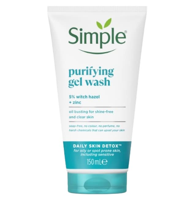 Simple Daily Skin Detox Purifying Gel Wash